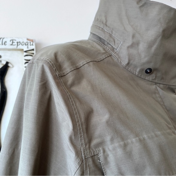 Nau Heritage Minimalist Women’s Khaki Green Anorak Jacket Raincoat Size L - Picture 6 of 17